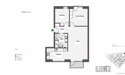 Stor lækker delevenlig 3-værelses i Odense C - KUN 1 MÅNEDS DEPOSITUM! - Østergade, Odense C - 1
