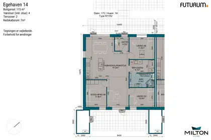 Visual presentation of the listing