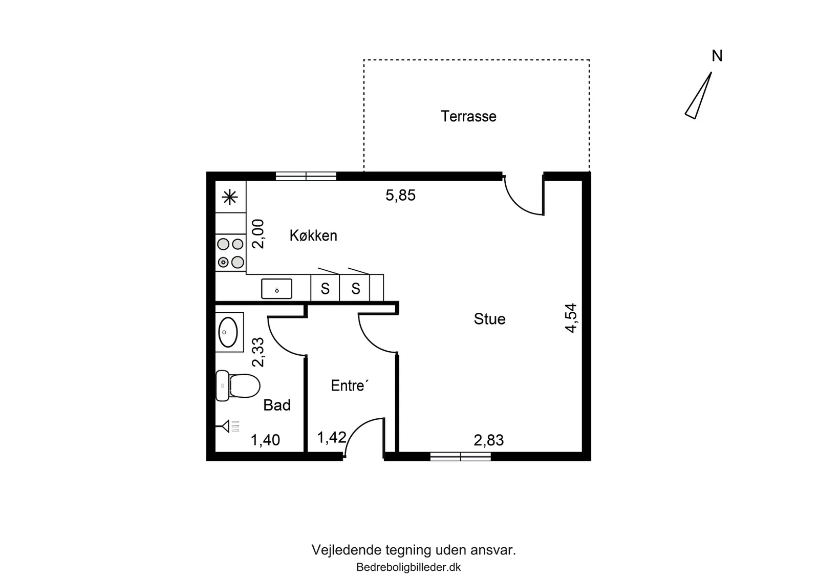 Visual presentation of the listing