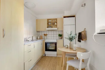 Lys 1-værelses på 43 m2 med separat køkken og privat terrasse i roligt gårdmiljø - Lille Nygade, Horsens - 2
