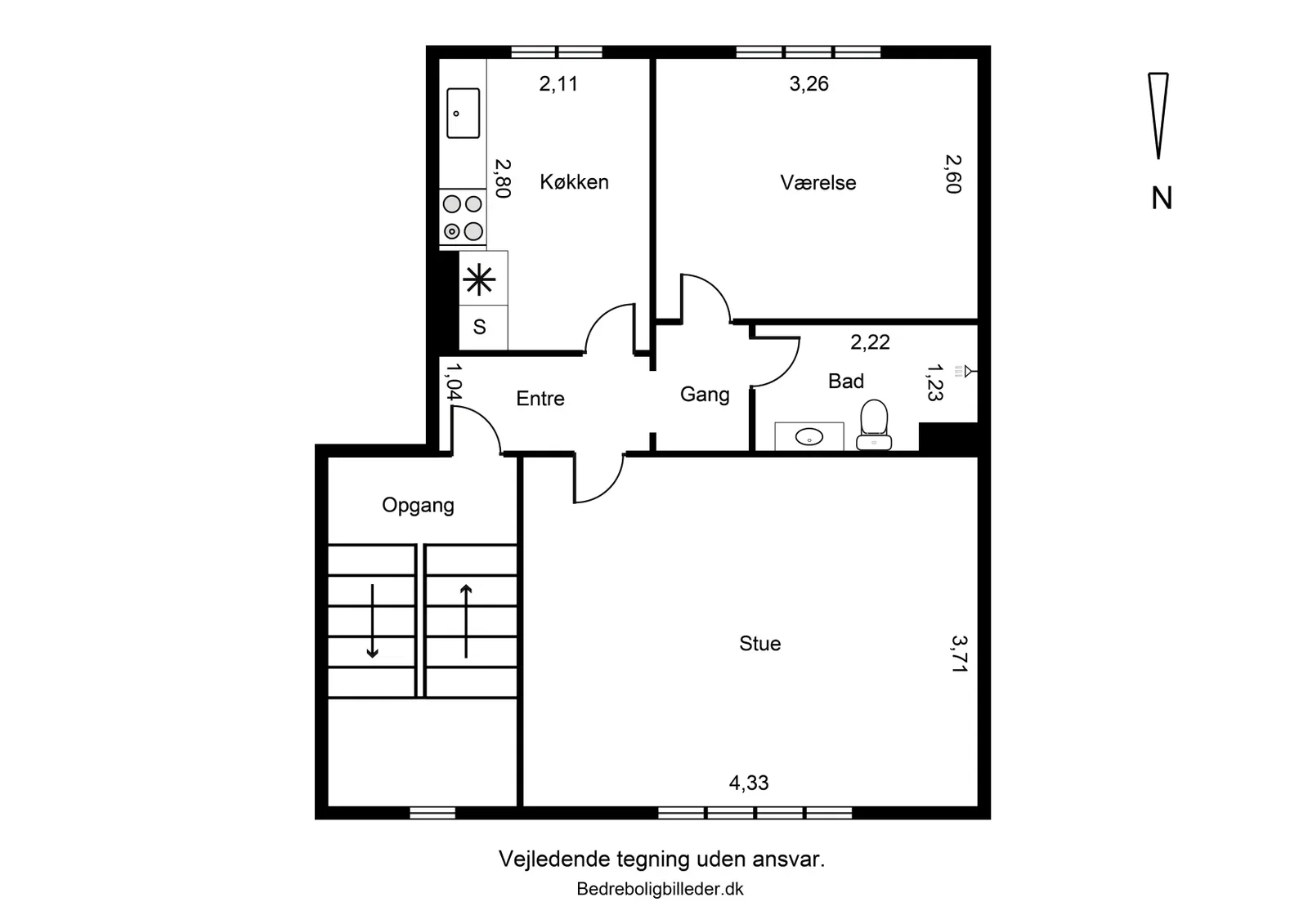 Visual presentation of the listing