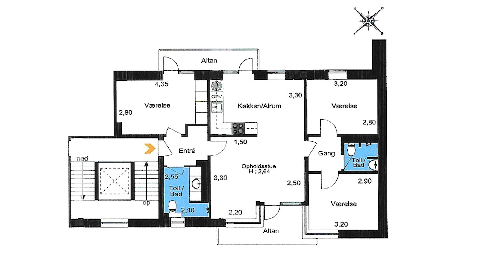 Visual presentation of the listing