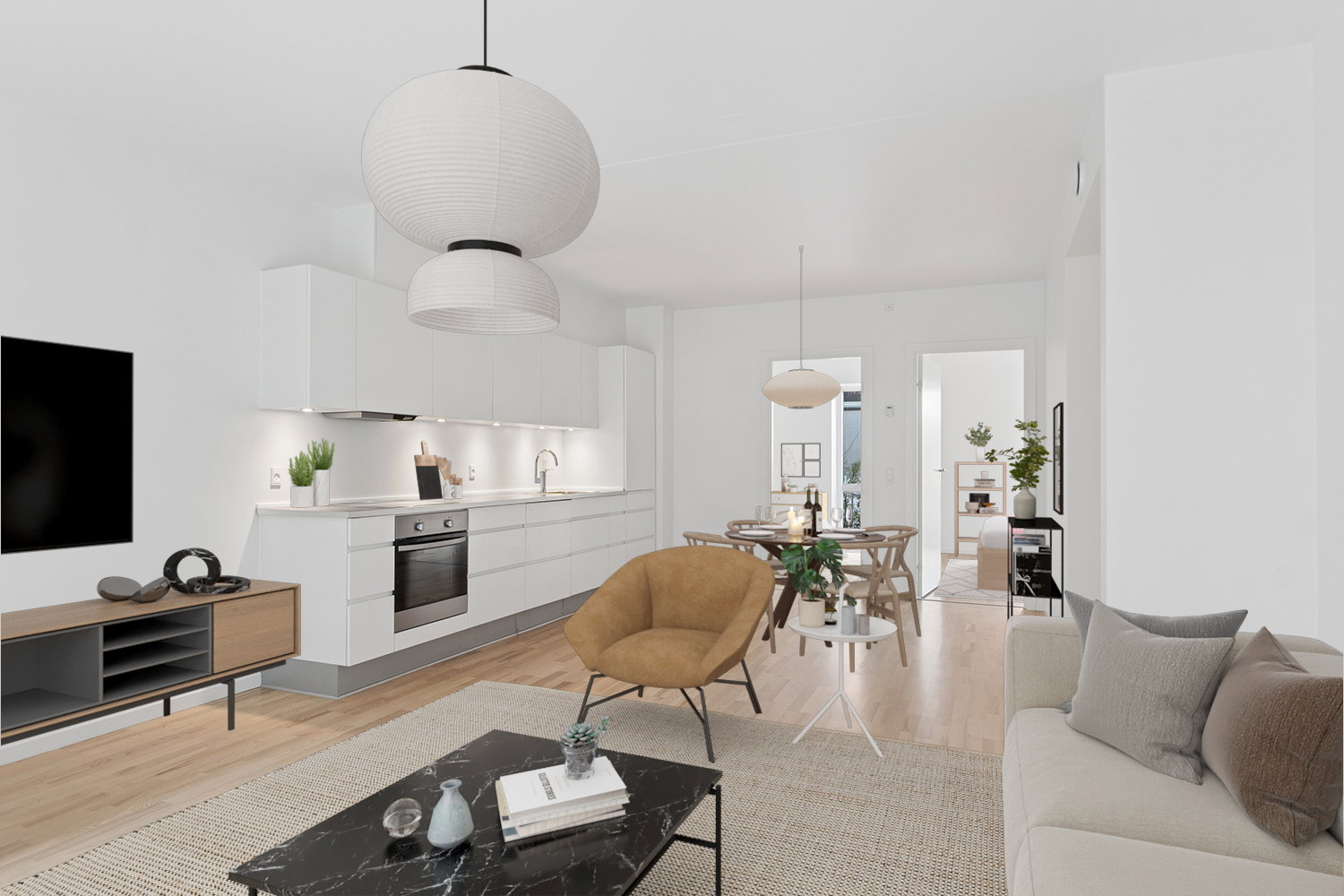 Visual presentation of the listing