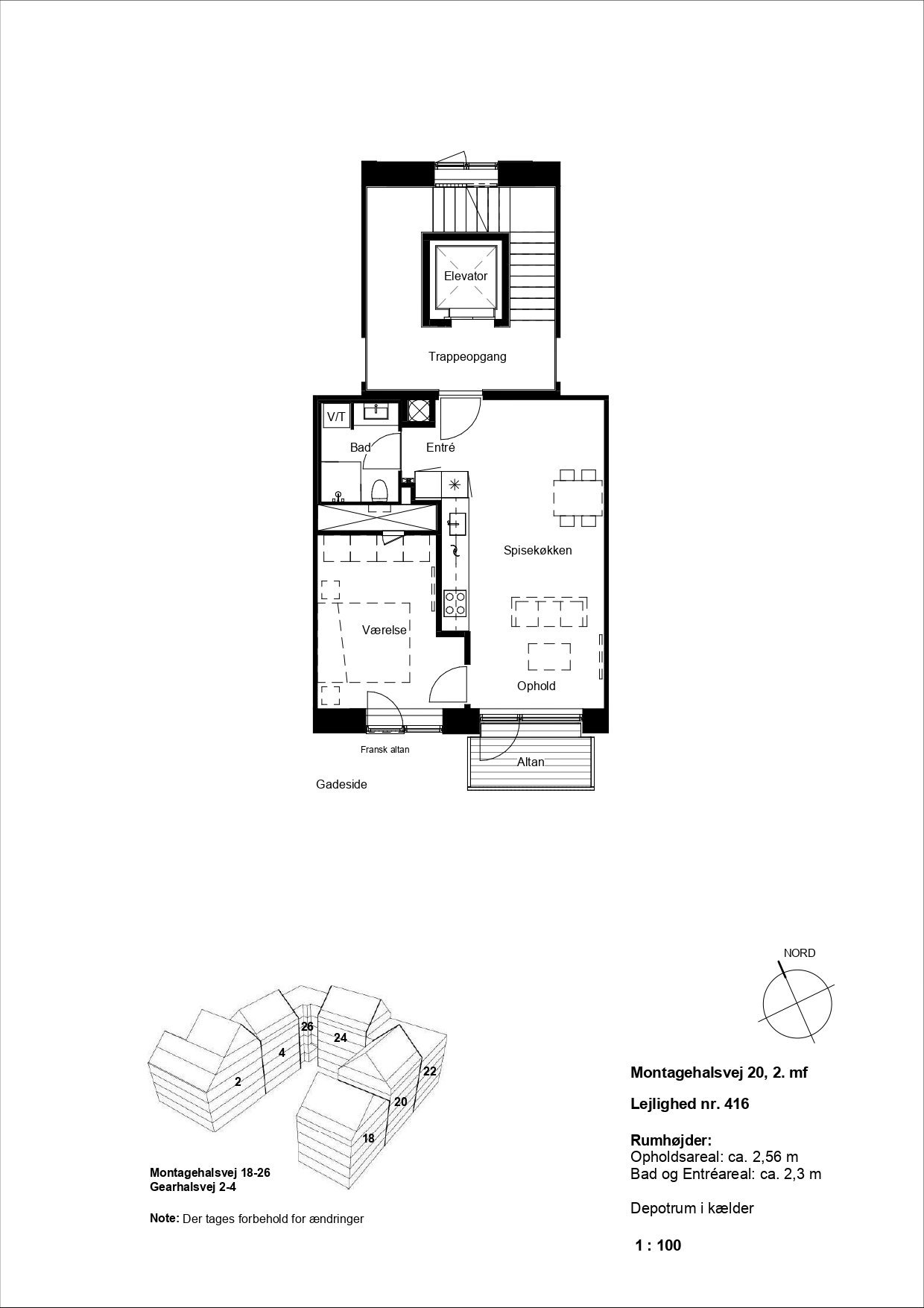Visual presentation of the listing
