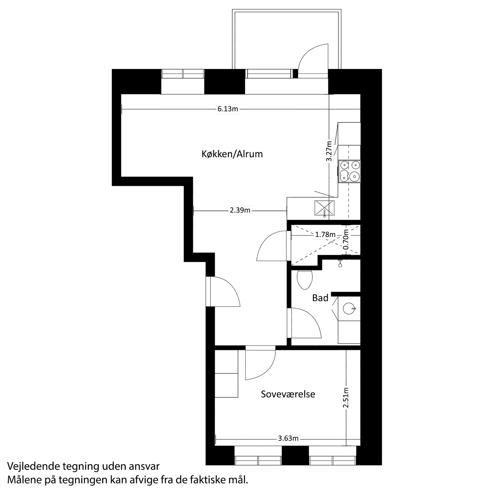 Visual presentation of the listing