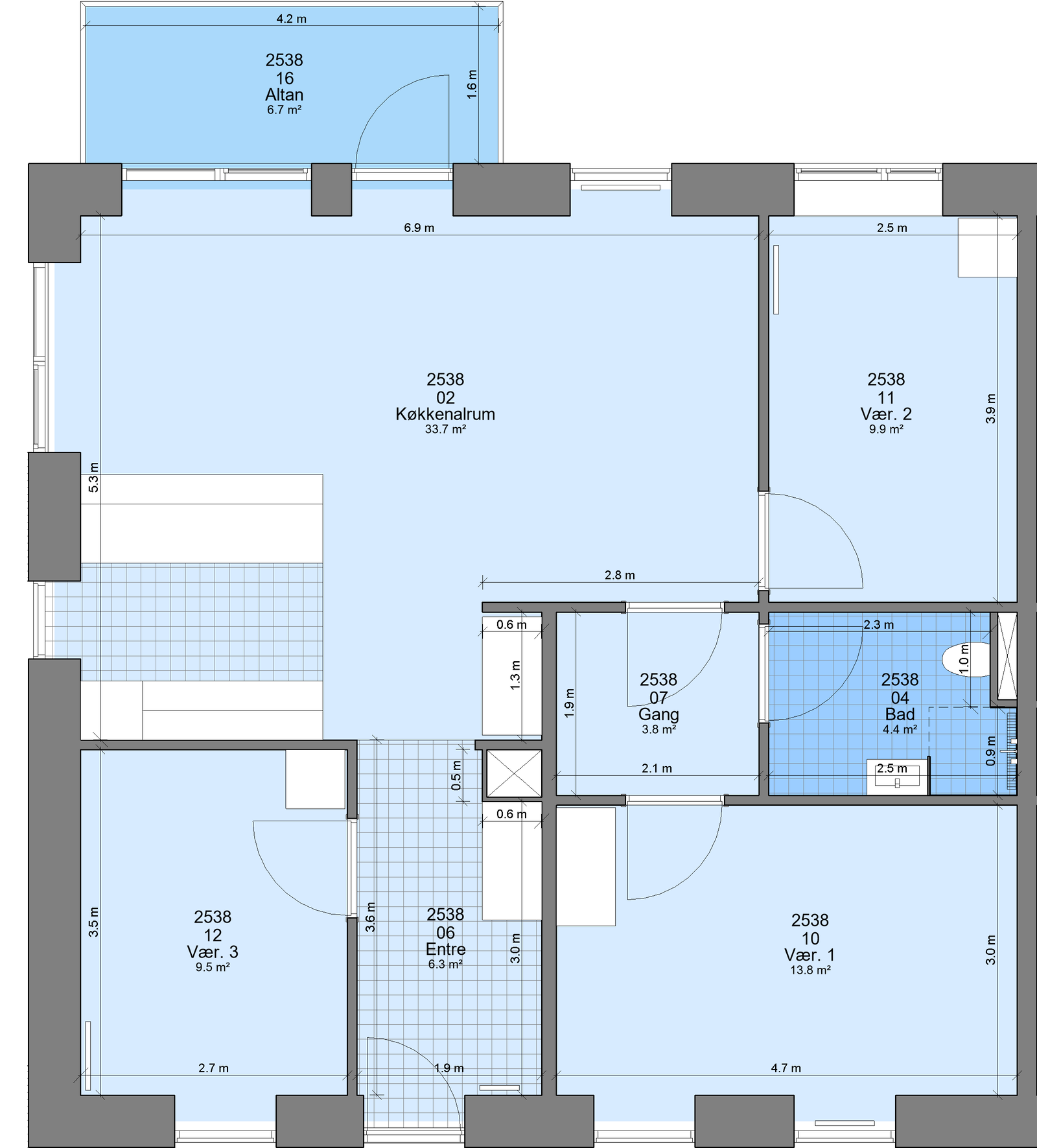 Visual presentation of the listing