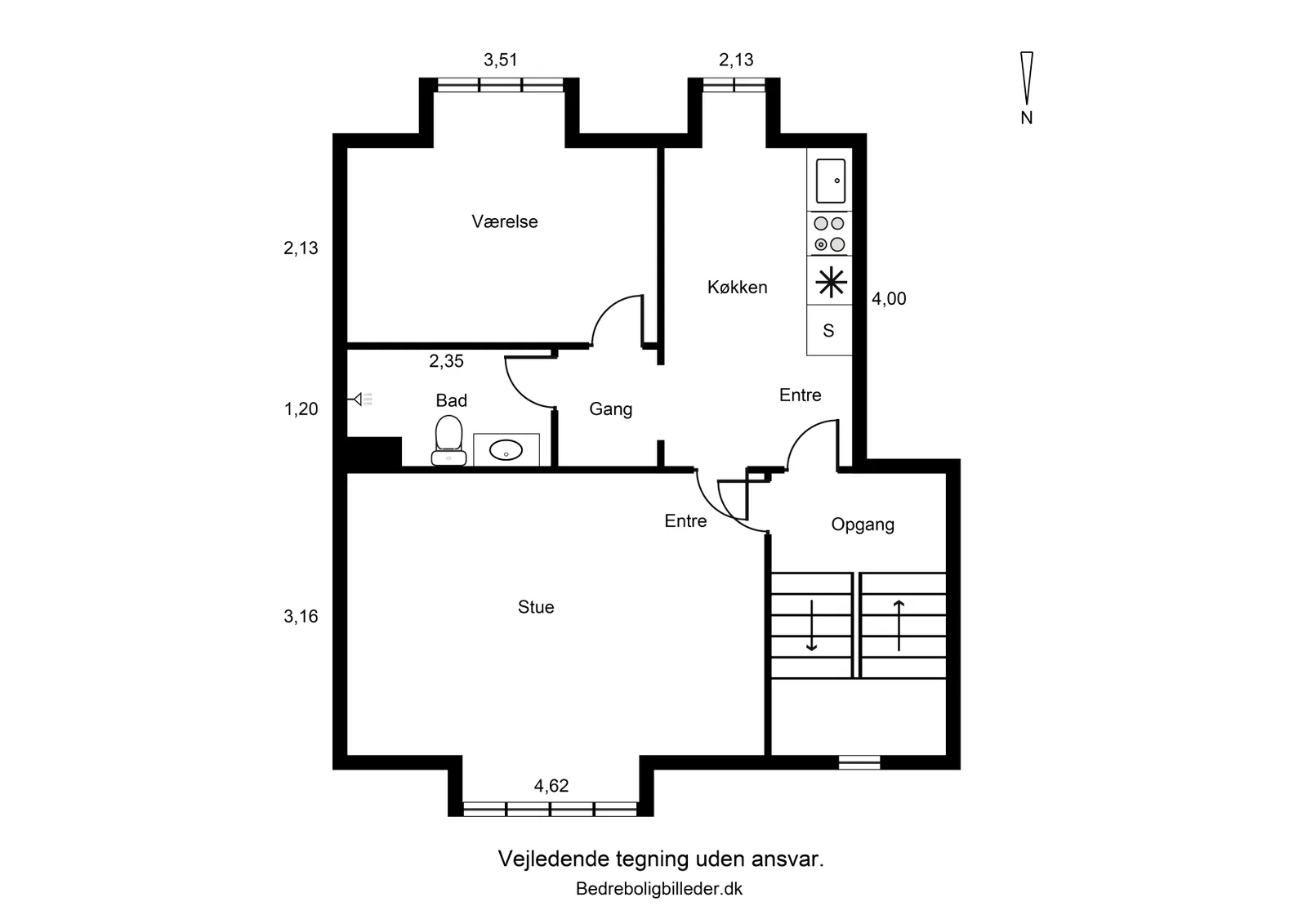 Visual presentation of the listing