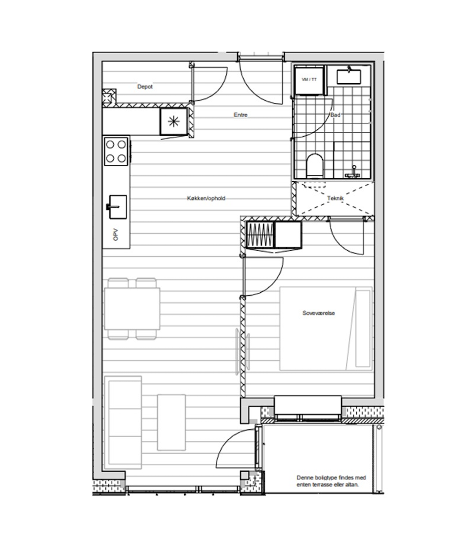 Visual presentation of the listing