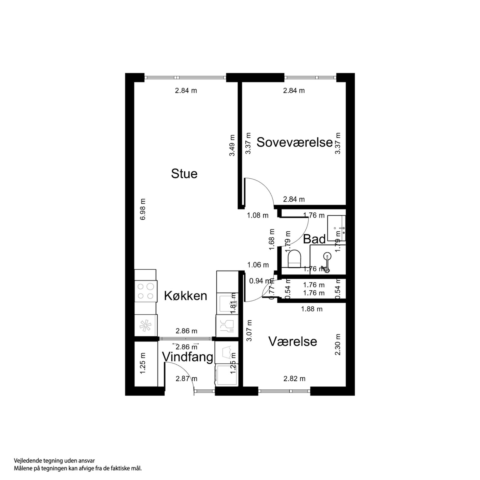 Visual presentation of the listing