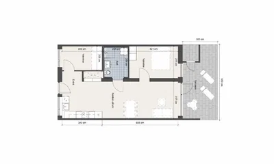 Stor seniorbolig med 3 værelser, køkken alrum og eget depotrum - Rønnebærvænget, Holbæk - 1