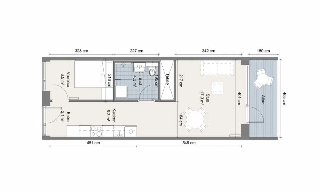 Visual presentation of the listing