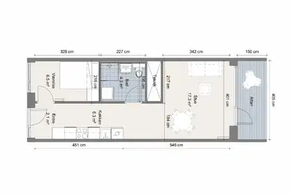Visual presentation of the listing