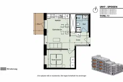 Visual presentation of the listing