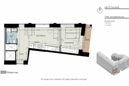 Visual presentation of the listing