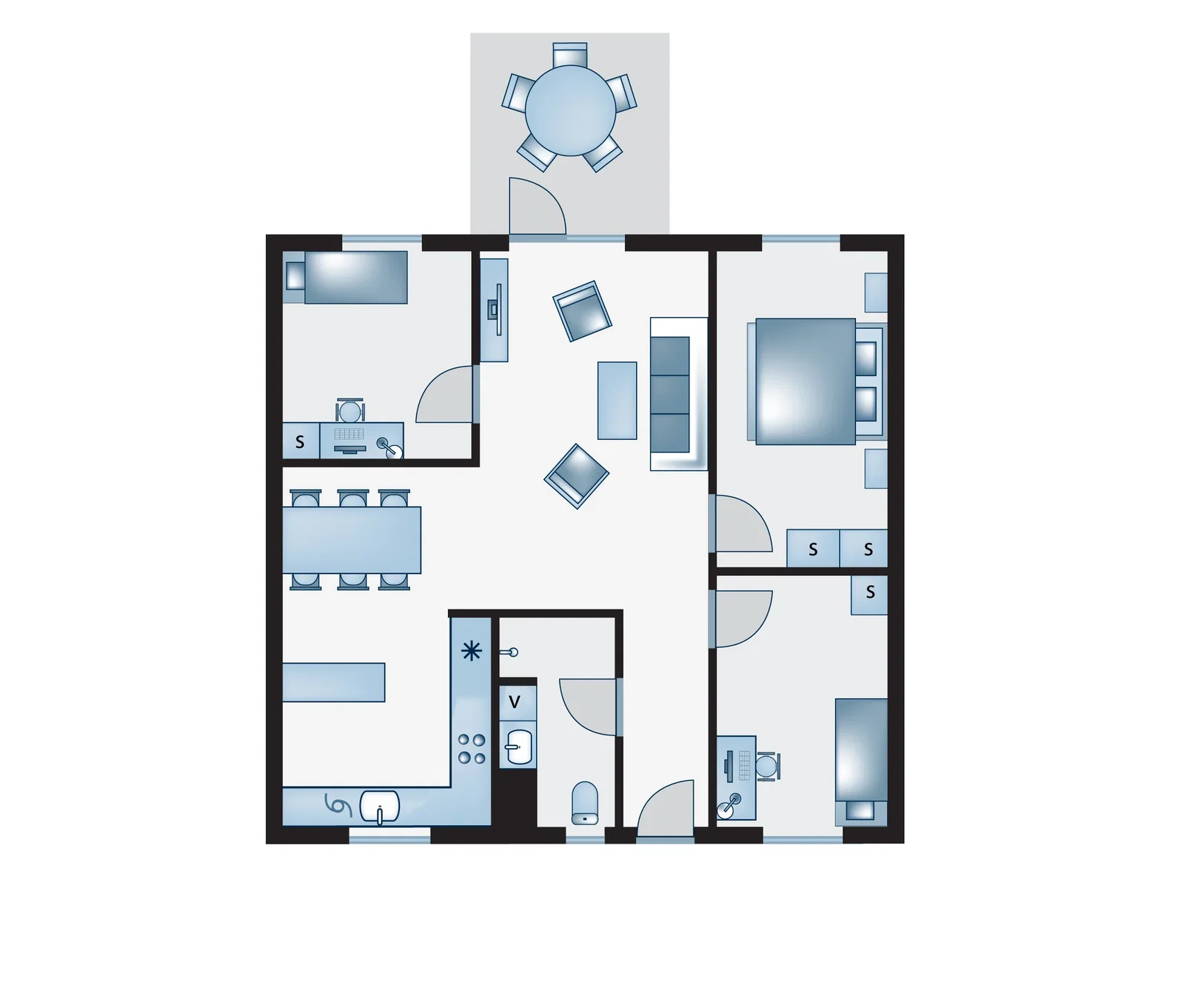 Visual presentation of the listing