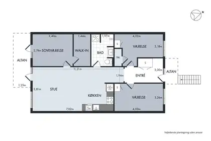 Visual presentation of the listing