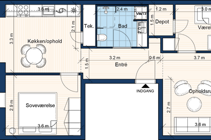 Visual presentation of the listing