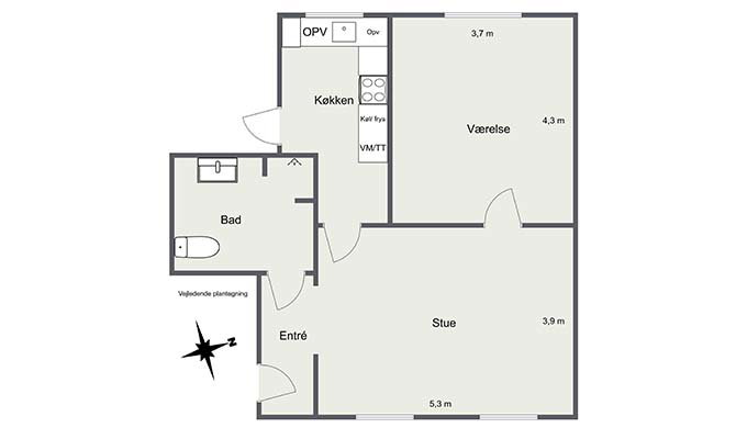 Visual presentation of the listing