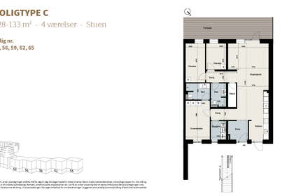 Visual presentation of the listing