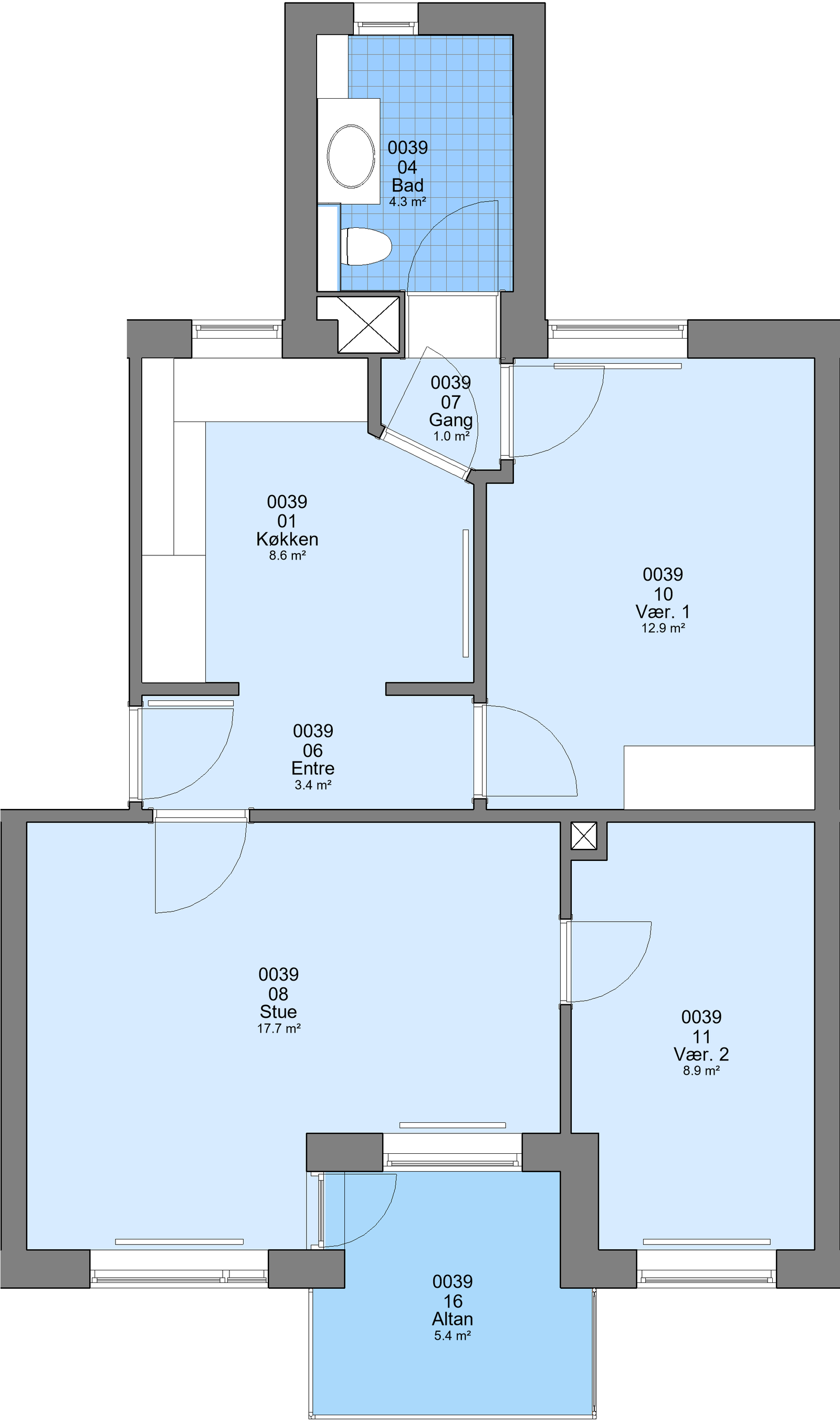 Visual presentation of the listing