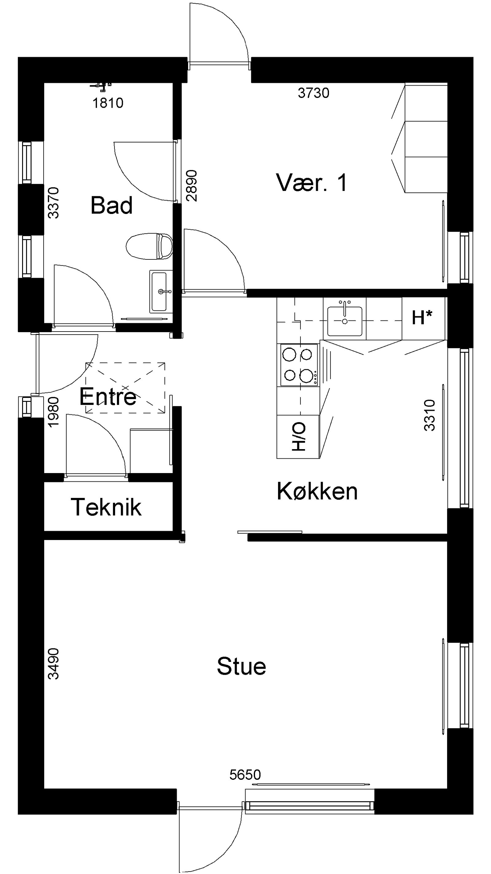 Visual presentation of the listing
