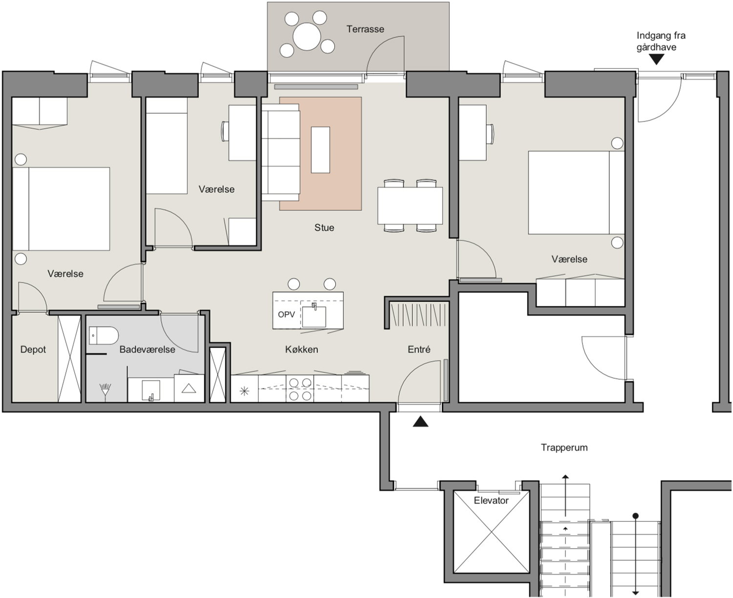 Visual presentation of the listing