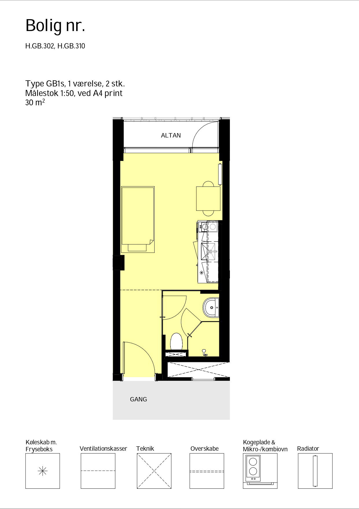 Visual presentation of the listing
