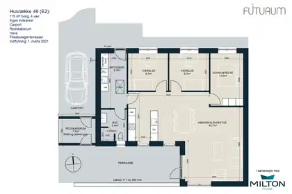Visual presentation of the listing