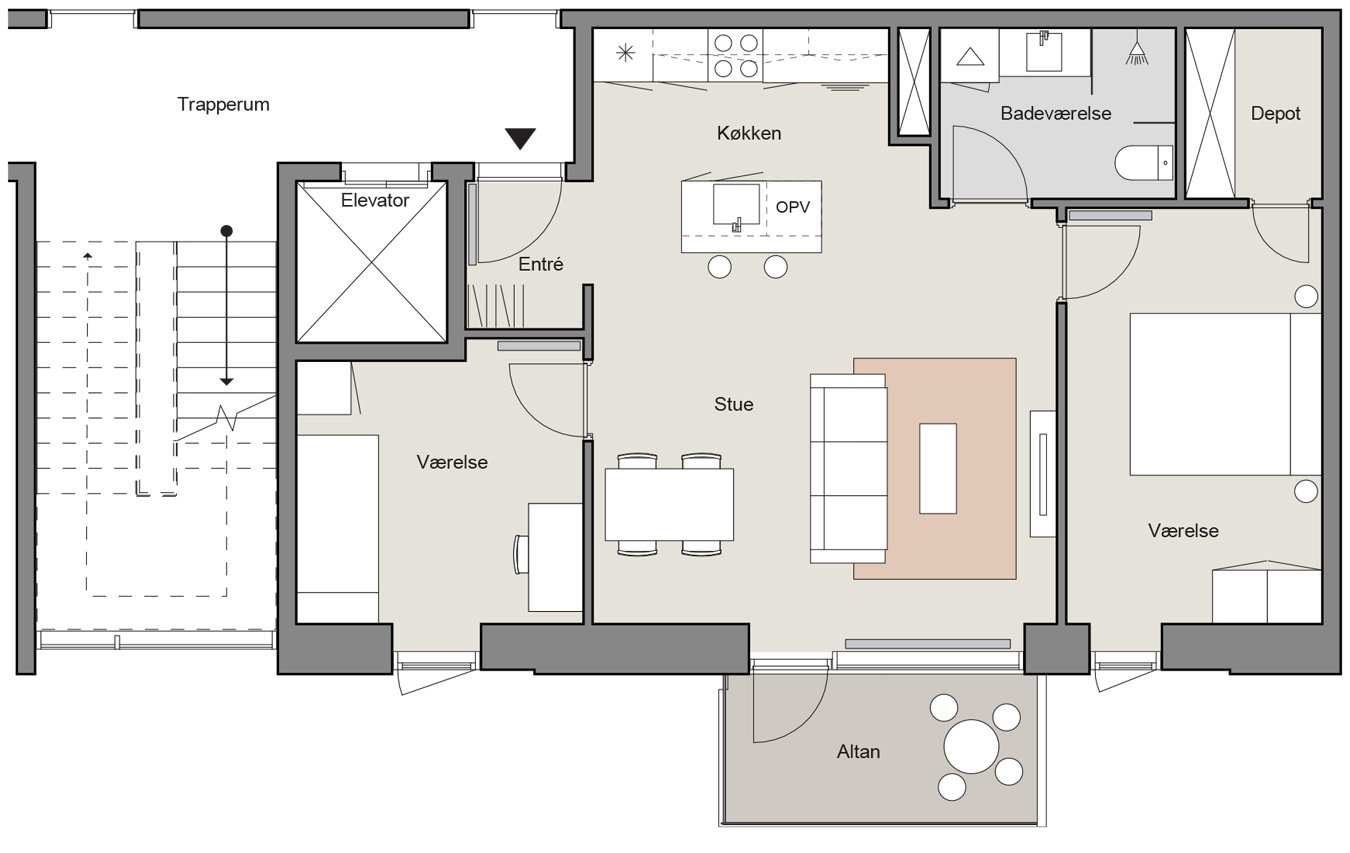 Visual presentation of the listing