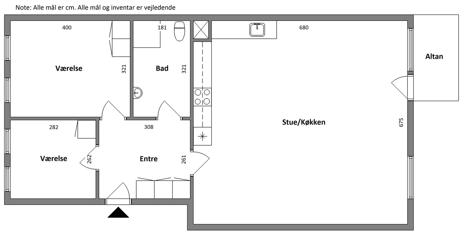 Visual presentation of the listing