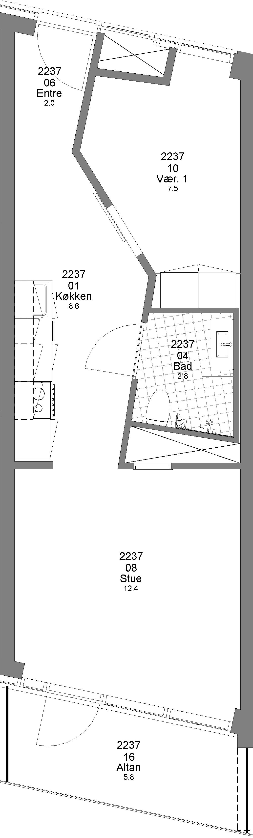 Visual presentation of the listing