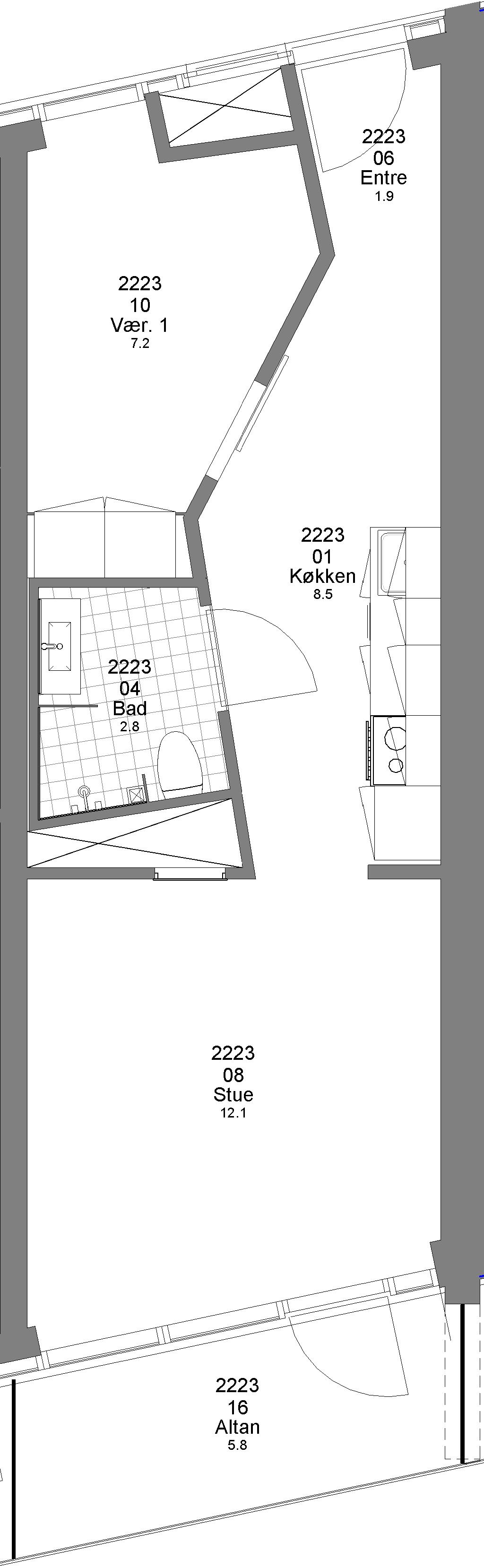 Visual presentation of the listing