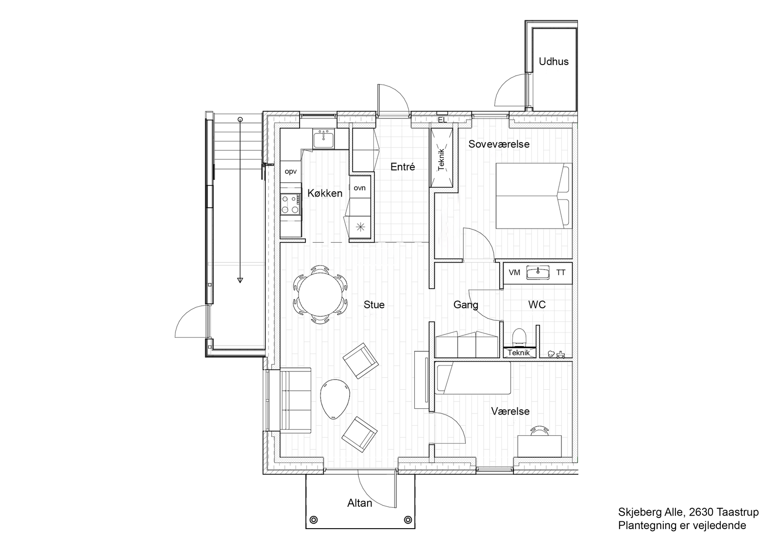 Visual presentation of the listing