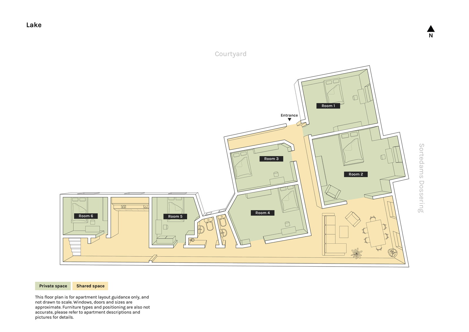 Visual presentation of the listing