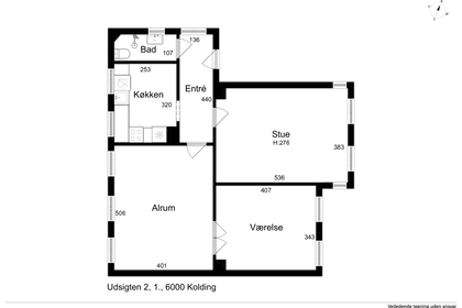 Visual presentation of the listing