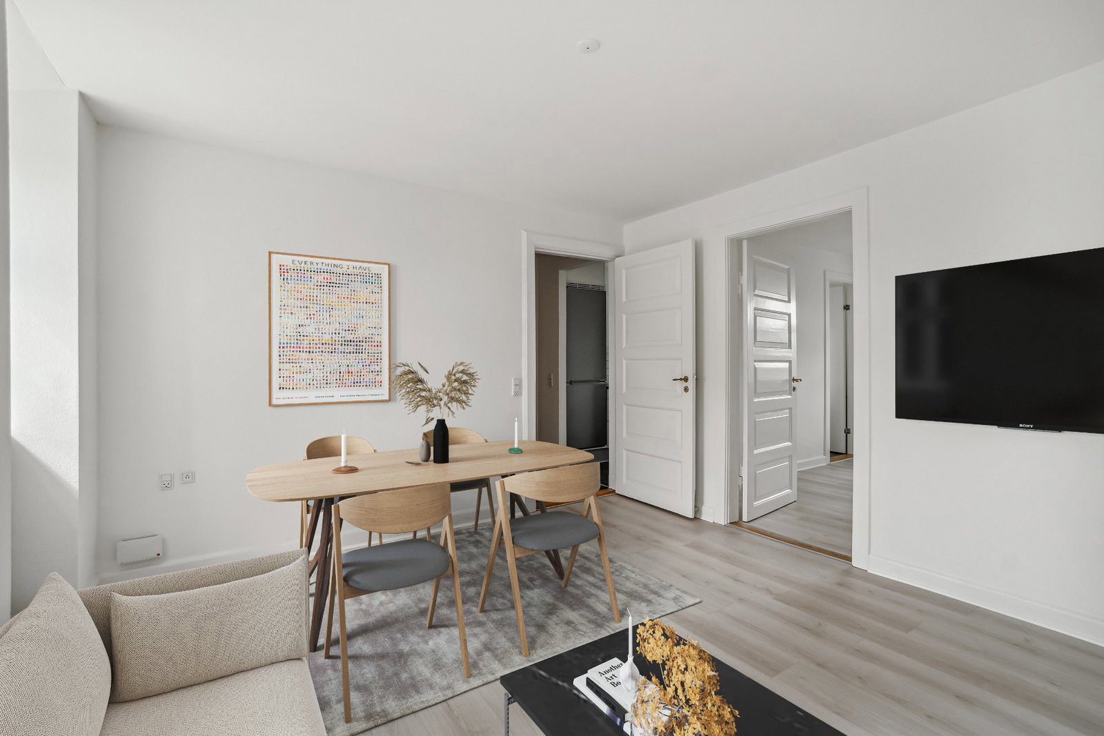 Visual presentation of the listing