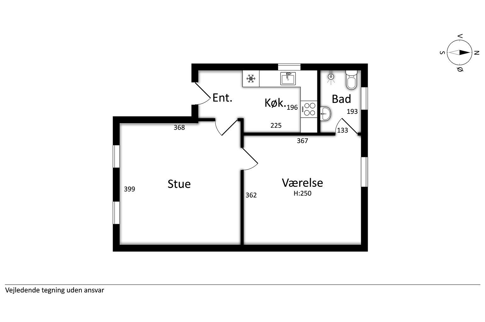 Visual presentation of the listing