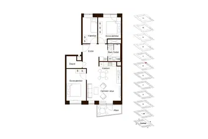 Visual presentation of the listing