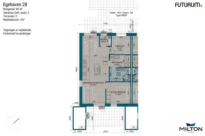 Visual presentation of the listing