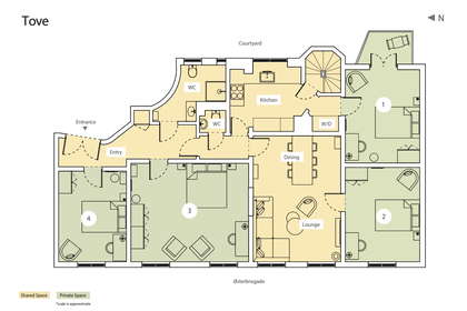 Visual presentation of the listing