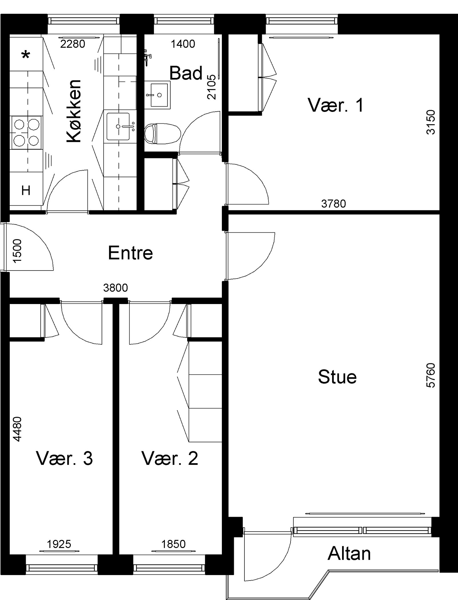 Visual presentation of the listing