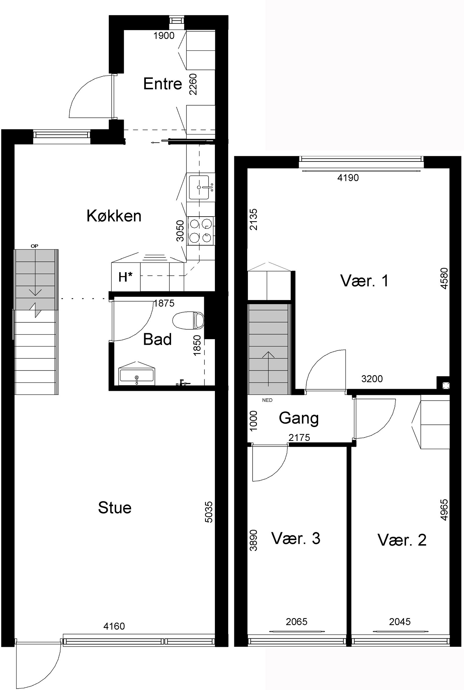 Visual presentation of the listing