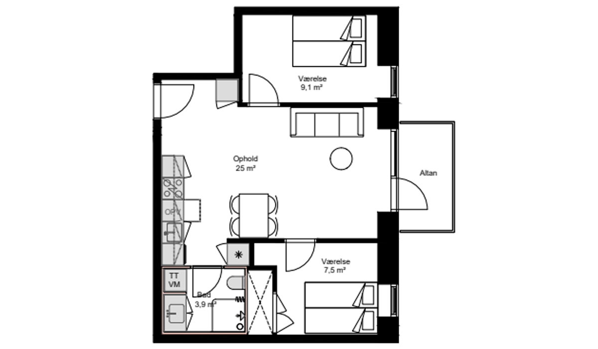 Visual presentation of the listing