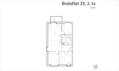 Lækker lejlighed på 97 m2 - Broloftet, Risskov - 1
