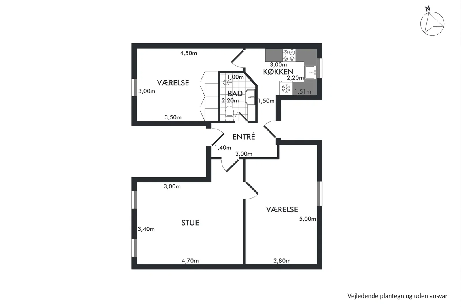 Visual presentation of the listing
