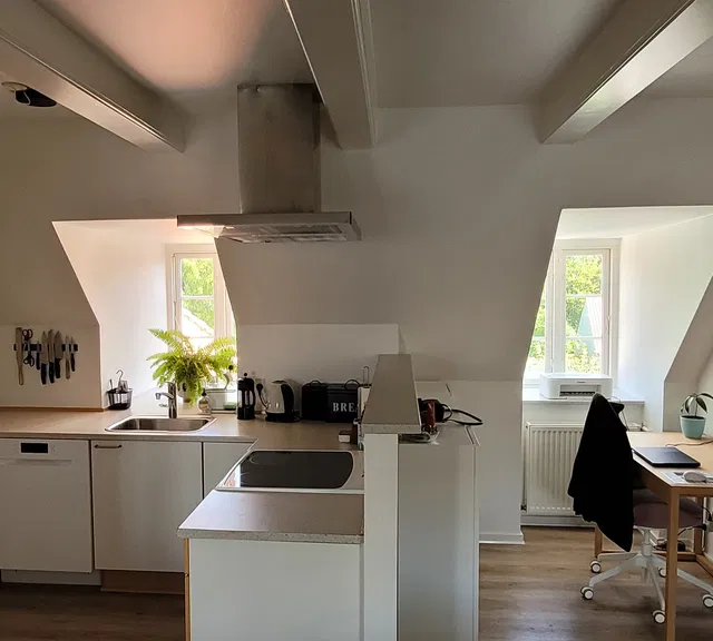 apartment 76 m² taglejlighed centralt i Christiansfeld