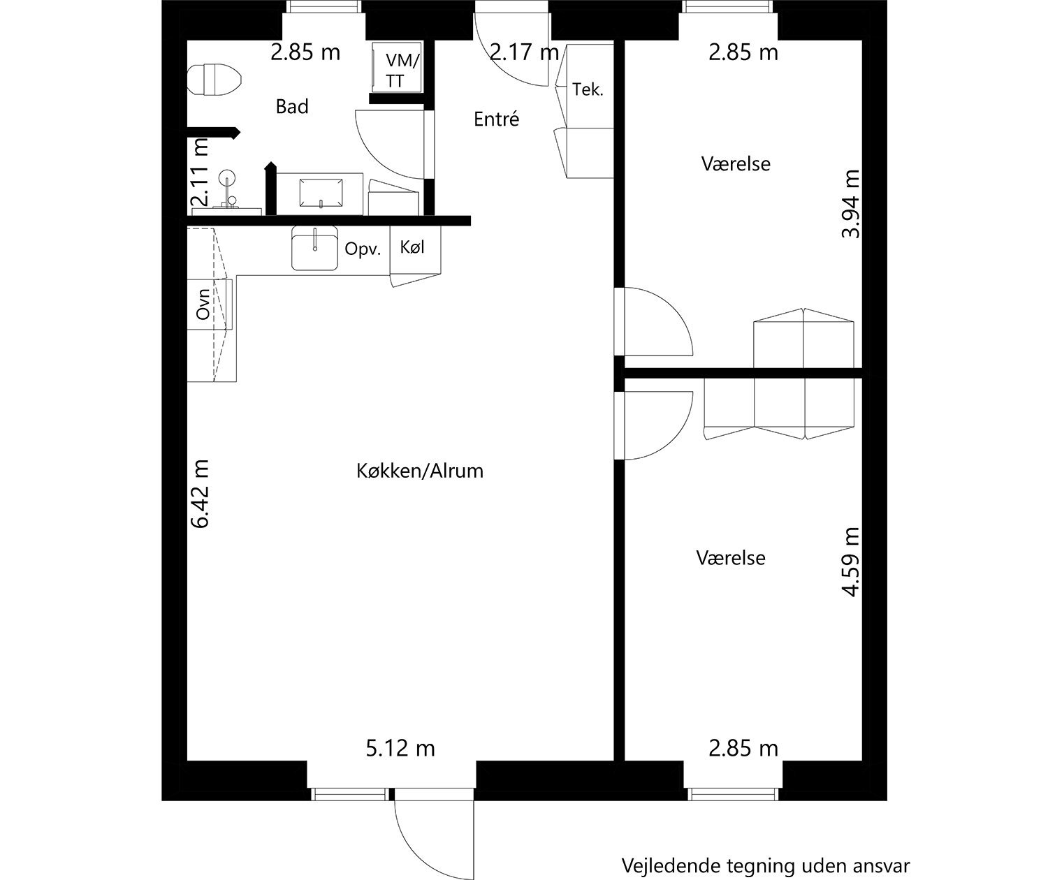 Visual presentation of the listing