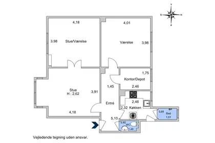 Visual presentation of the listing