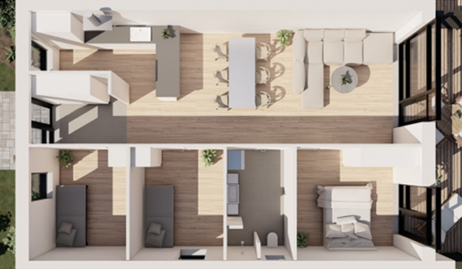 Visual presentation of the listing