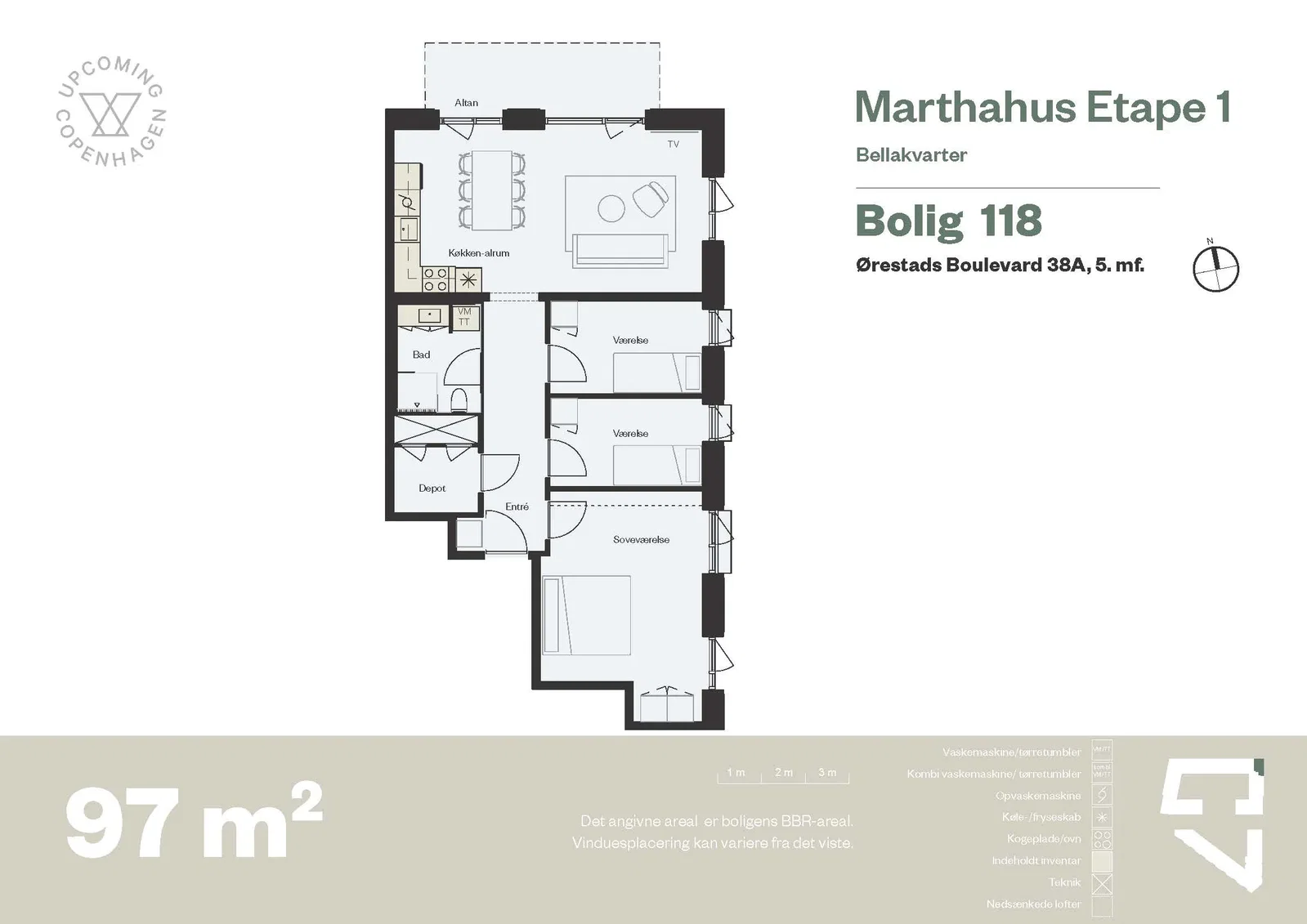 Visual presentation of the listing